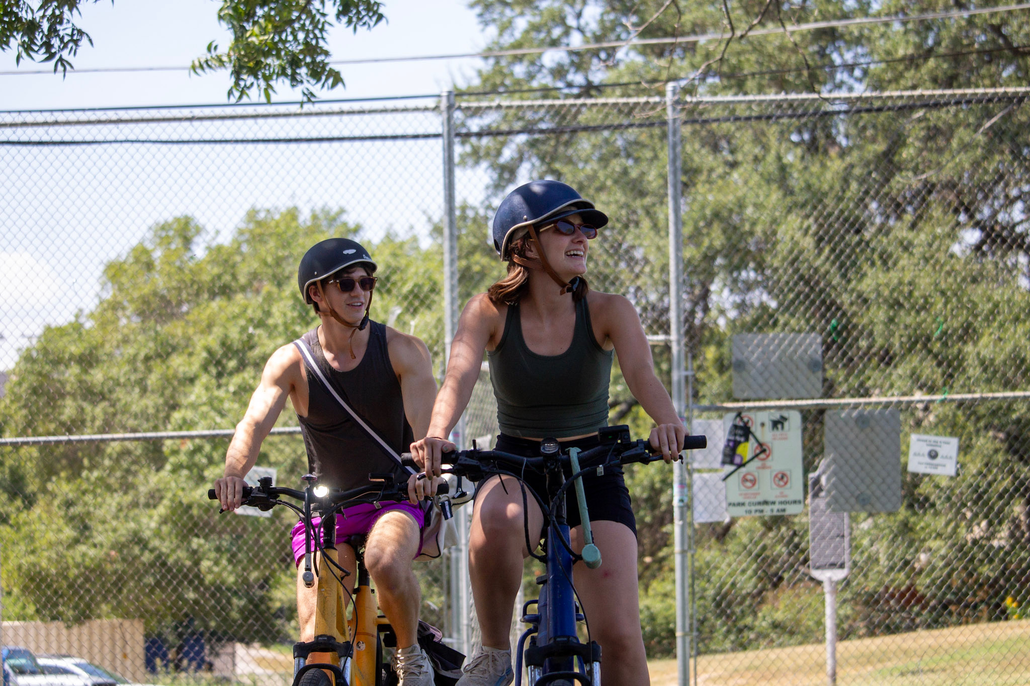Biking on Court